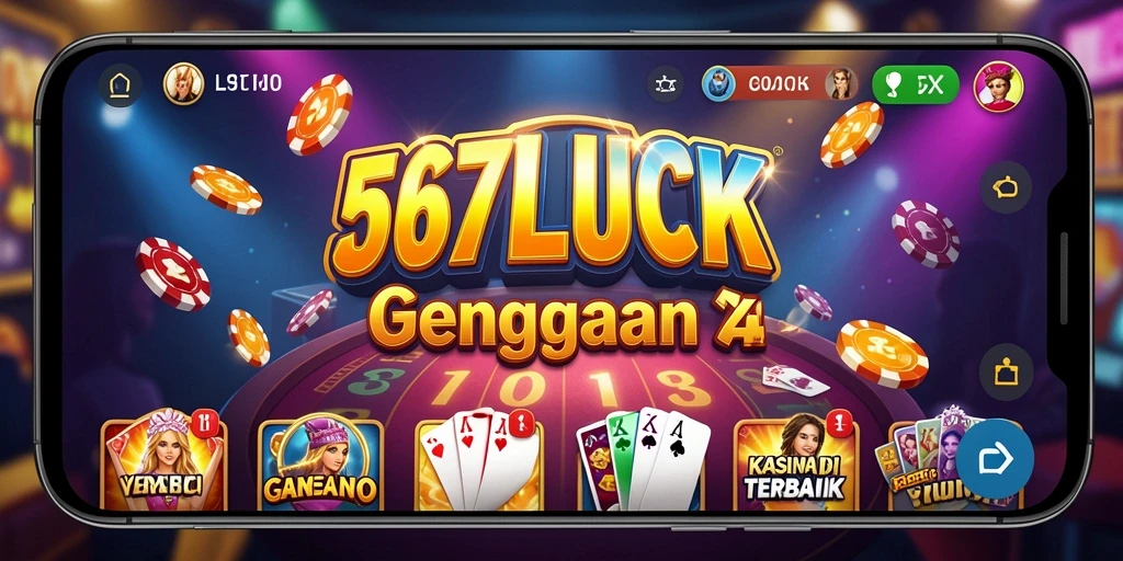 Tampilan gameplay menarik di 567LUCK dengan berbagai permainan kasino.