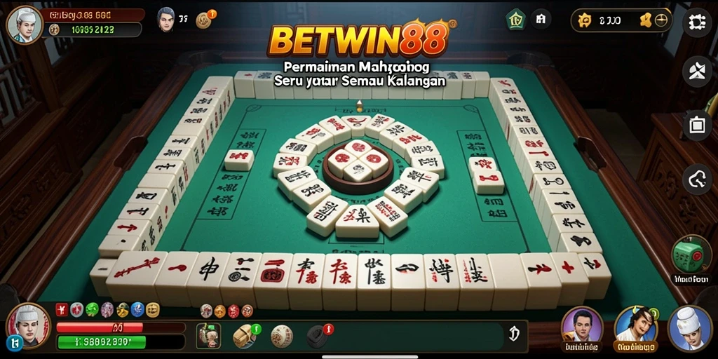 Tampilan gameplay BETWIN88 yang menampilkan keseruan bermain Mahjong.