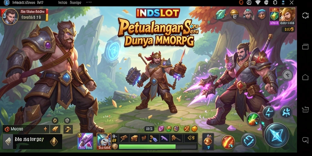 Tampilan gameplay epic dari INDSLOT yang memukau.