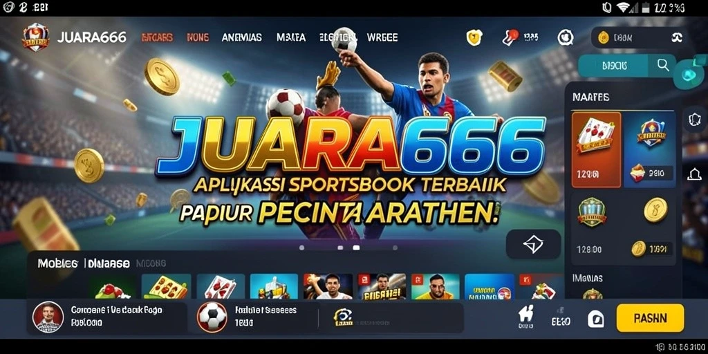 Tampilan gameplay JUARA666 yang menarik dalam taruhan olahraga.