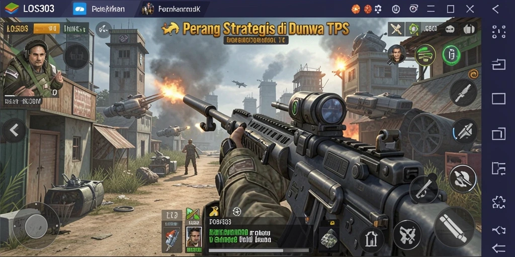 Gameplay seru dengan aksi tembak-menembak yang intens.