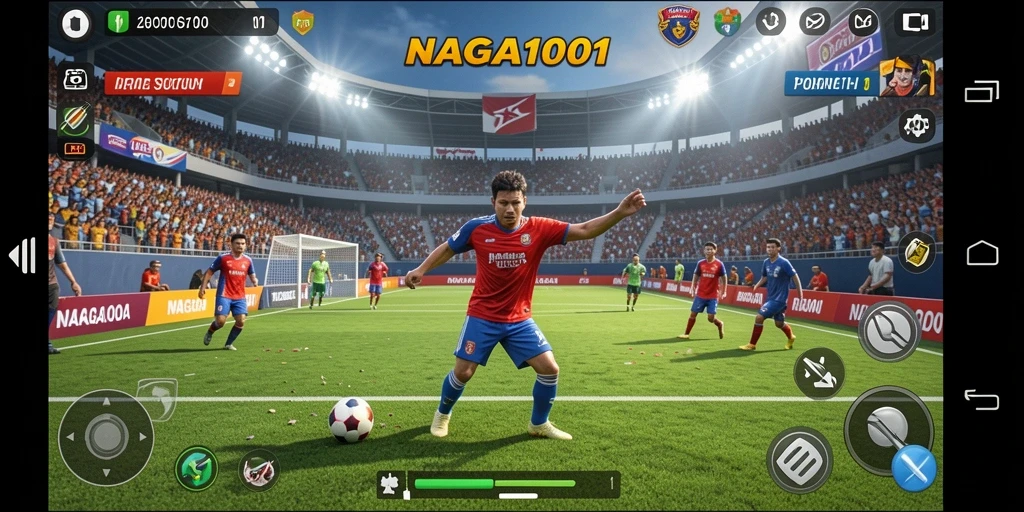 Tampilan gameplay seru dari NAGA1001 yang menampilkan aksi olahraga.