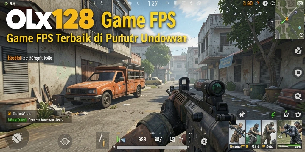 Tampilan gameplay seru dan mendebarkan di OLX128.