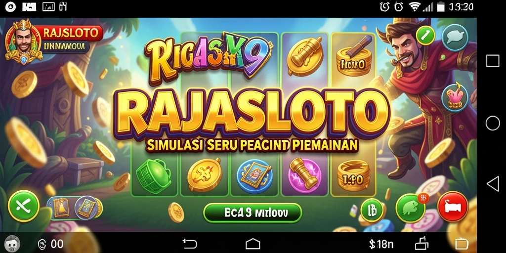 Gambaran gameplay menarik dalam RAJASLOTO, seru dan interaktif.