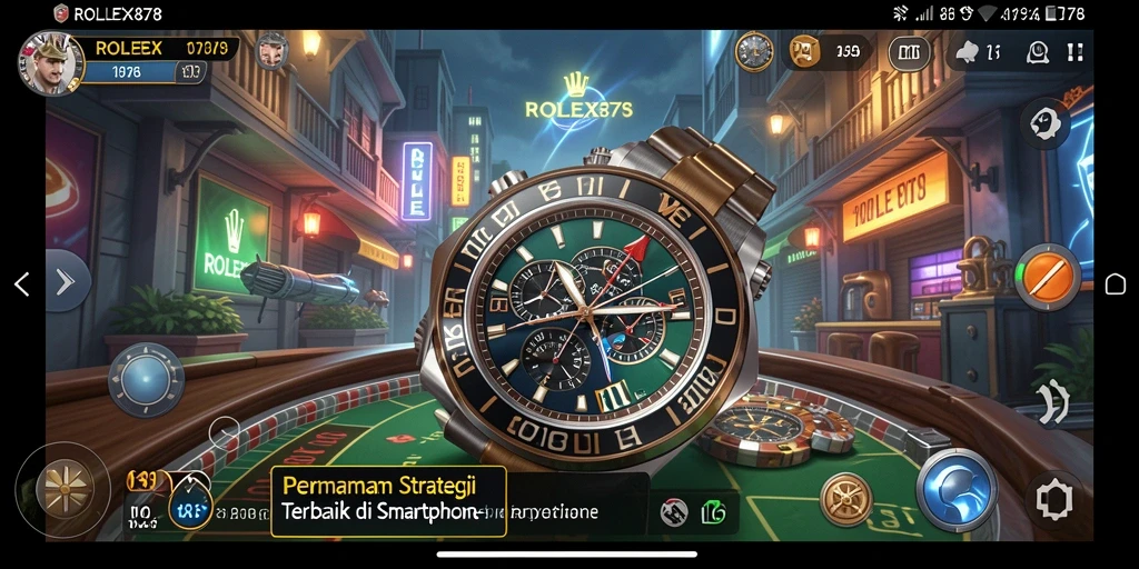 Tampilan gameplay ROLEX878 yang menakjubkan dan strategis.