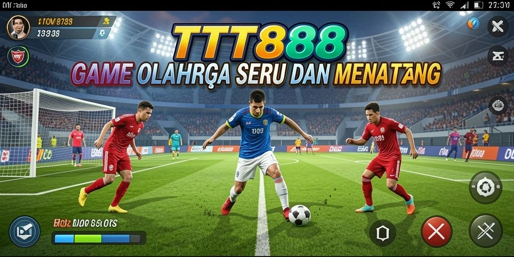 Tampilan gameplay TTT888 menampilkan aksi olahraga yang mendebarkan.
