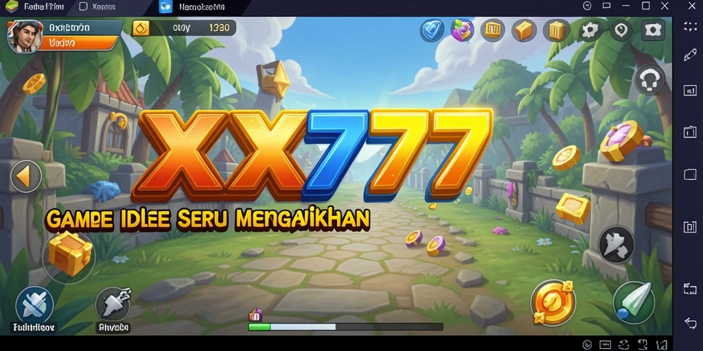 Screenshot utama XXX777 menampilkan gameplay Idle yang mengasyikkan.